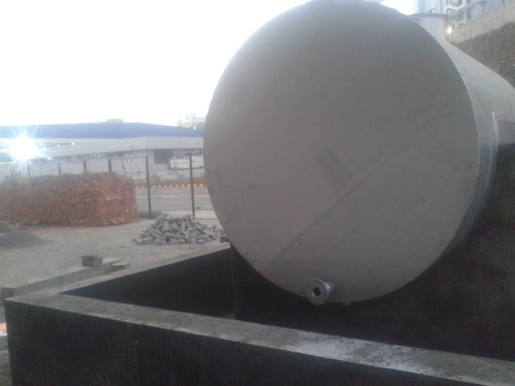 Installation of Diesel Tank