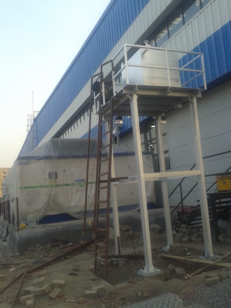 Installation of Buffer tank