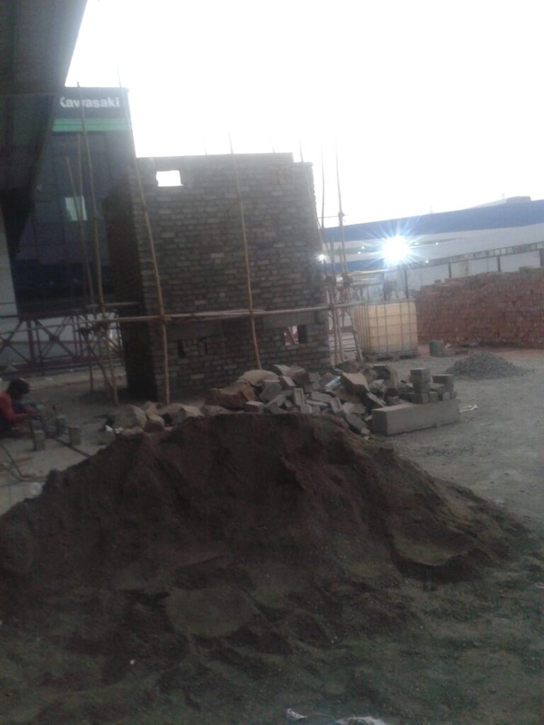 Construction of Petrol Yard